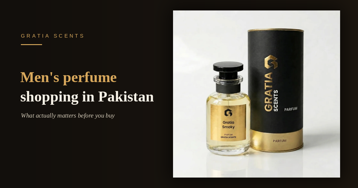Men's Perfume Shopping in Pakistan: What Actually Matters Before You Buy