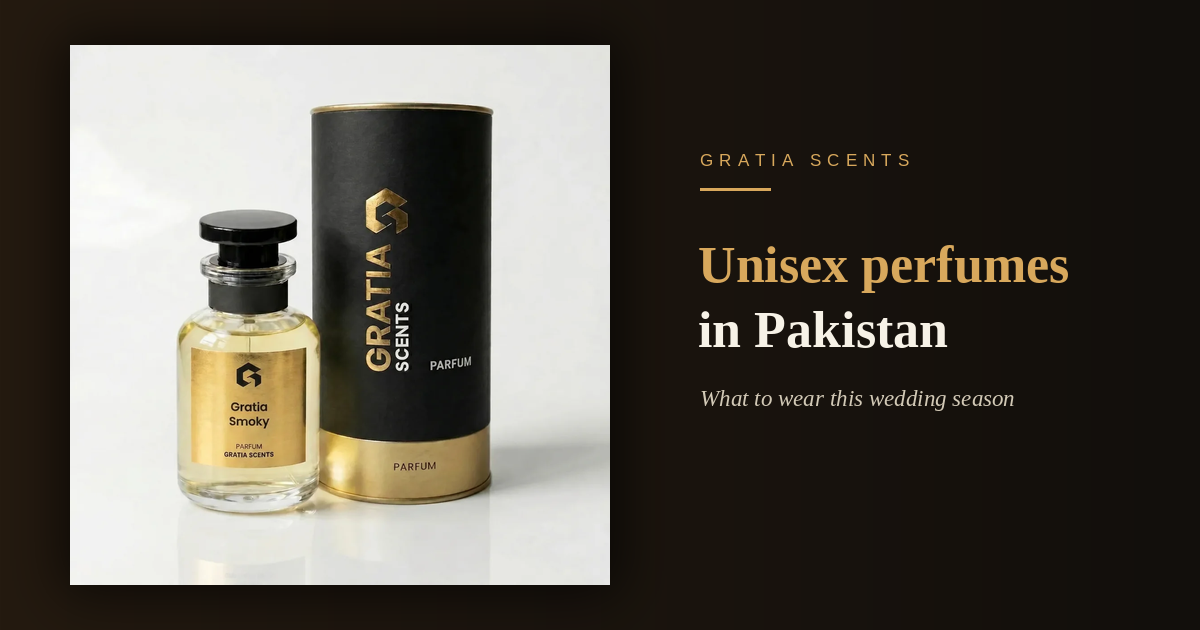 Unisex Perfumes in Pakistan for Wedding Season: What to Wear When the Weather Turns